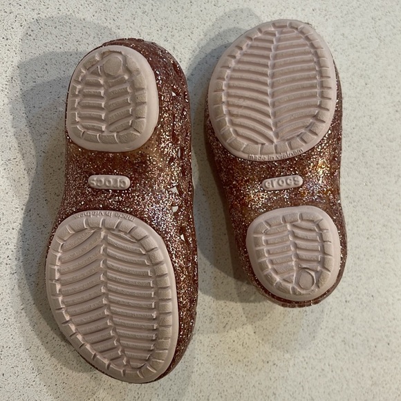 Crocs Little Girls Toddler Isabella Flower Flat size 4 - Picture 4 of 11